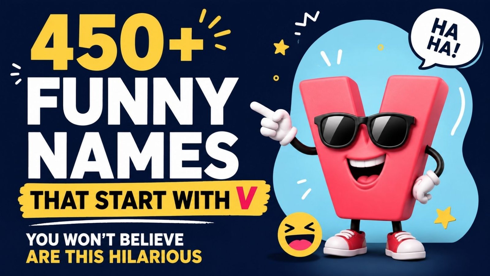 450+ Funny Names That Start With V You Won’t Believe Are This Hilarious