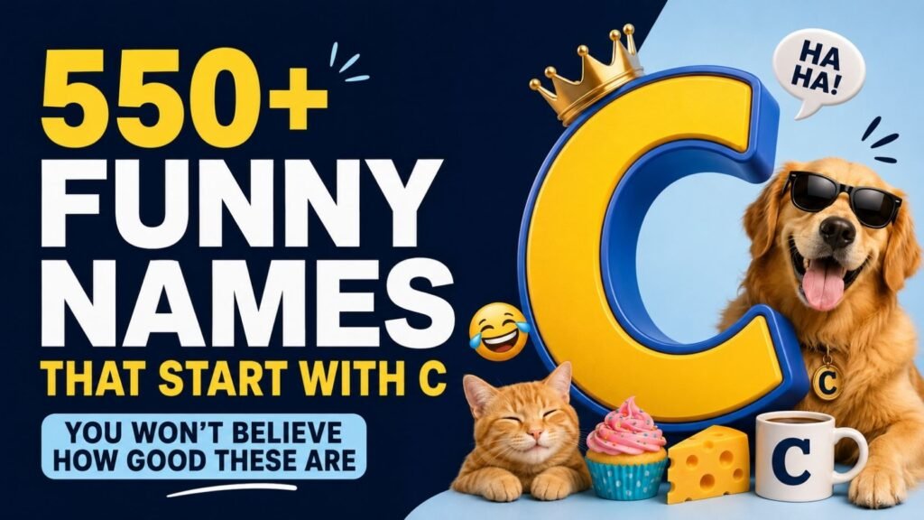 550+ Funny Names That Start With C You Won’t Believe How Good These Are