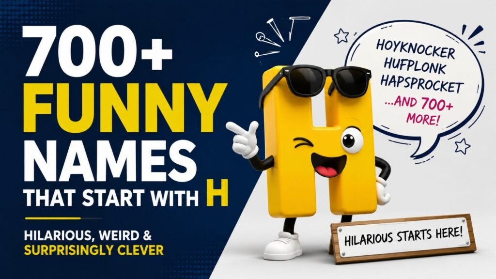 700+ Funny Names That Start With H That Are Hilarious, Weird And Surprisingly Clever