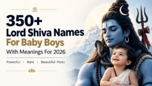 350+ Lord Shiva Names For Baby Boys With Meanings For 2026: Powerful, Rare And Surprisingly Beautiful Picks