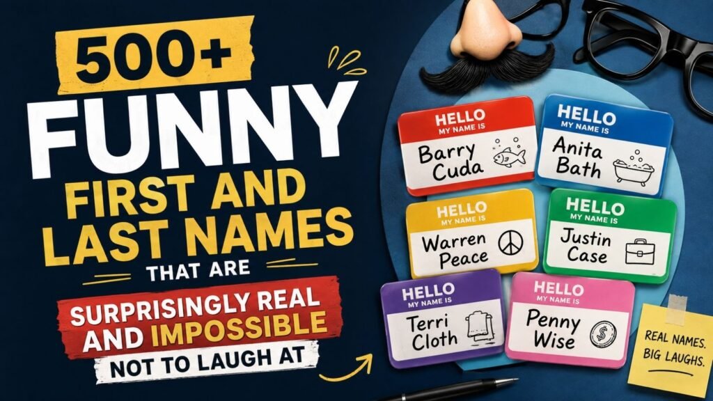 500+ Funny First And Last Names That Are Surprisingly Real And Impossible Not To Laugh At