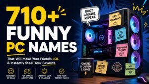 710+ Funny PC Names That Will Make Your Friends LOL and Instantly Steal Your Favorite