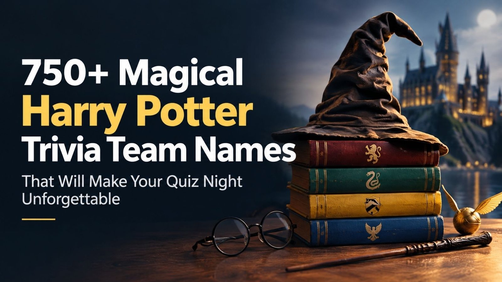 750+ Magical Harry Potter Trivia Team Names That Will Make Your Quiz Night Unforgettable
