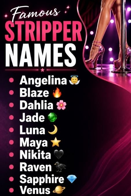 Famous Stripper Names
