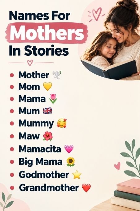 Names For Mothers In Stories