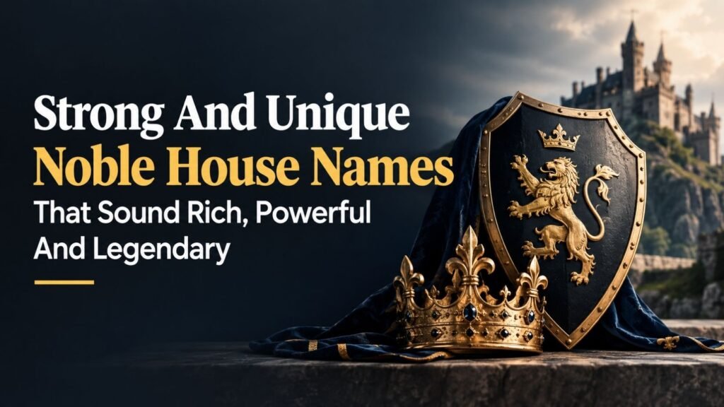 Strong And Unique Noble House Names That Sound Rich, Powerful And Legendary