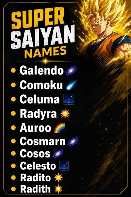 Super Saiyan Names