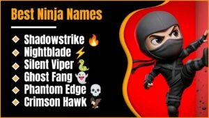 922+ Best Ninja Names You Haven’t Seen Before For Games, Kids, Pets And More