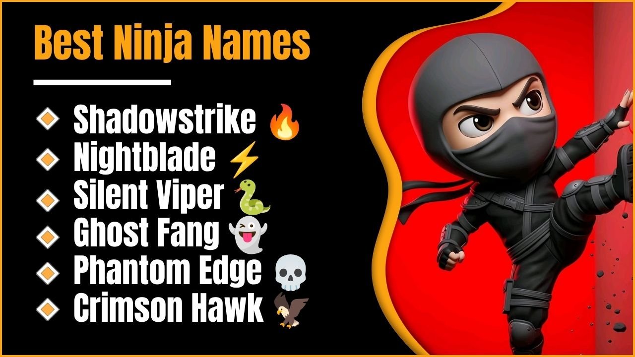 922+ Best Ninja Names You Haven’t Seen Before For Games, Kids, Pets And More
