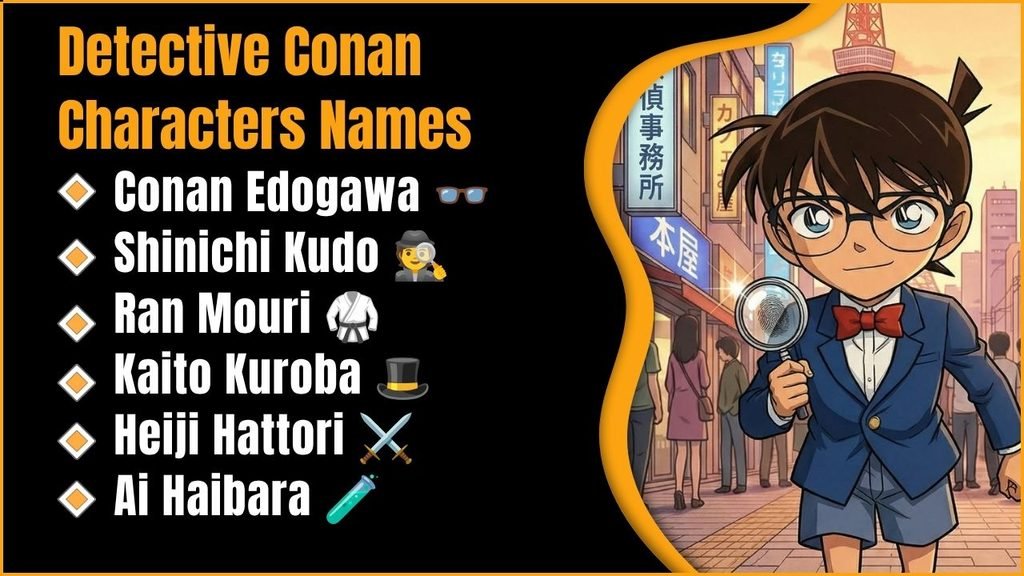 Detective Conan Characters Names