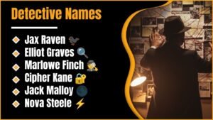 Detective Names: 808+ Good, Cool, Famous, Funny And Noir Ideas