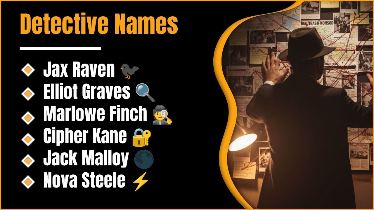 Detective Names: 808+ Good, Cool, Famous, Funny And Noir Ideas