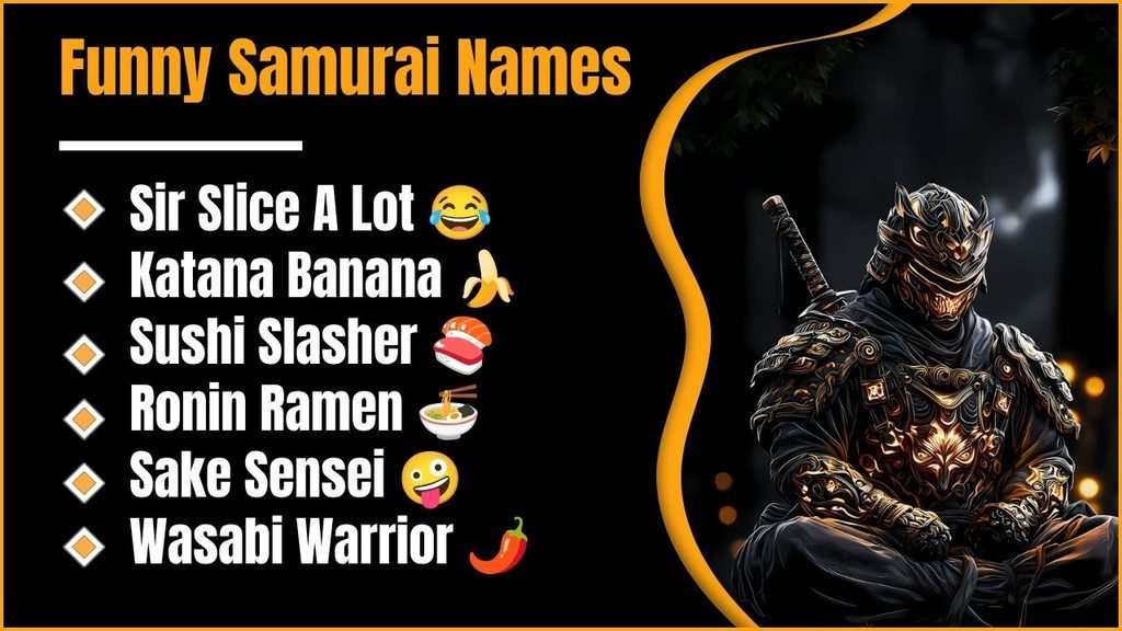 Funny Samurai Names
