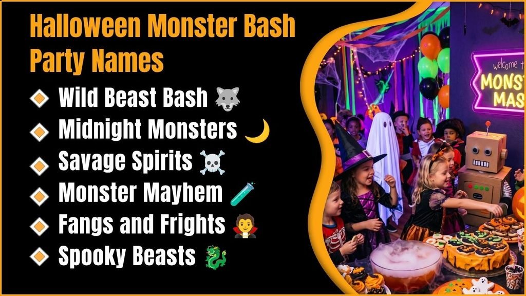 Halloween Monster Bash Party Names