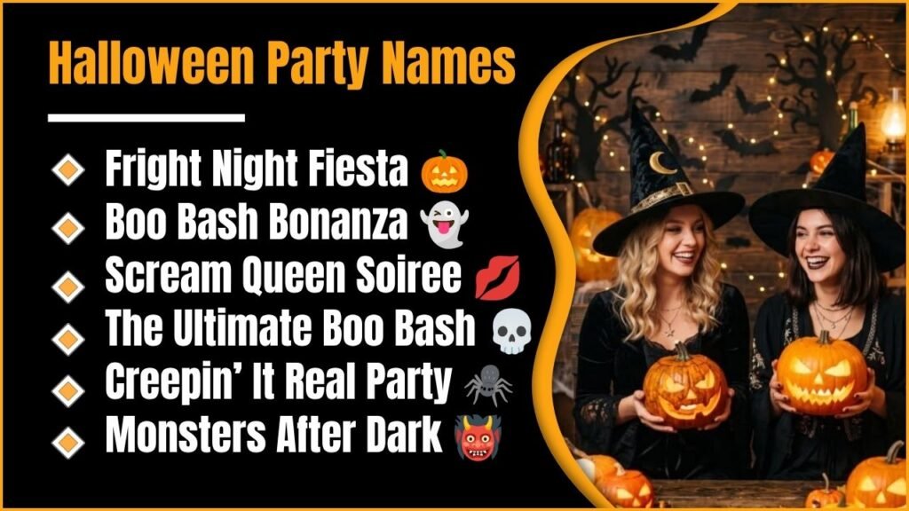 Halloween Party Names: 944+ Catchy, Funny And Creative Ideas