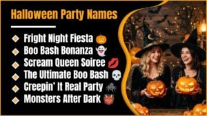 Halloween Party Names: 944+ Catchy, Funny And Creative Ideas