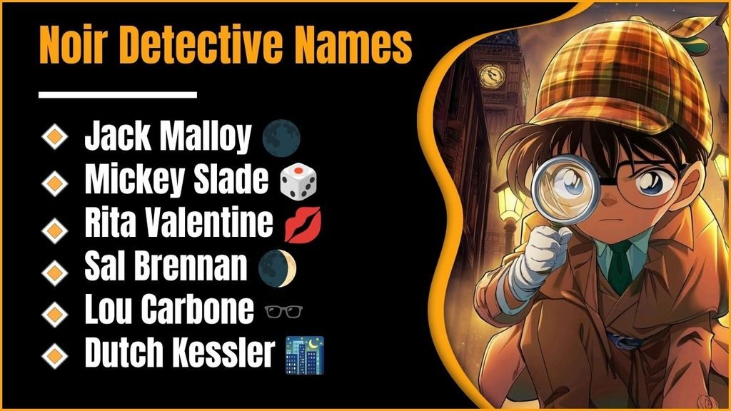 Noir Detective Names