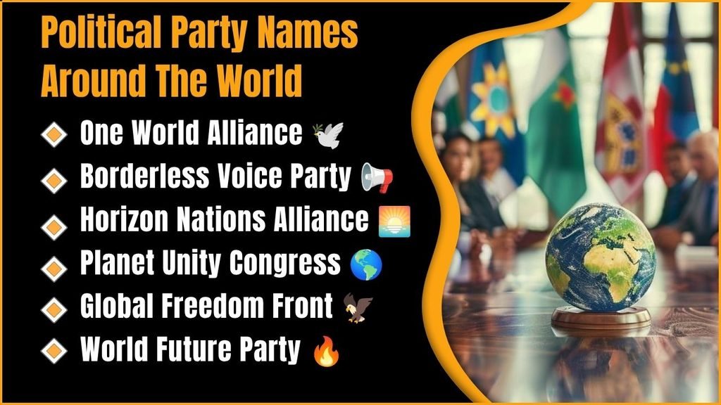 Political Party Names Around The World