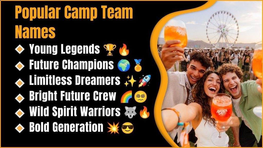 Popular Camp Team Names