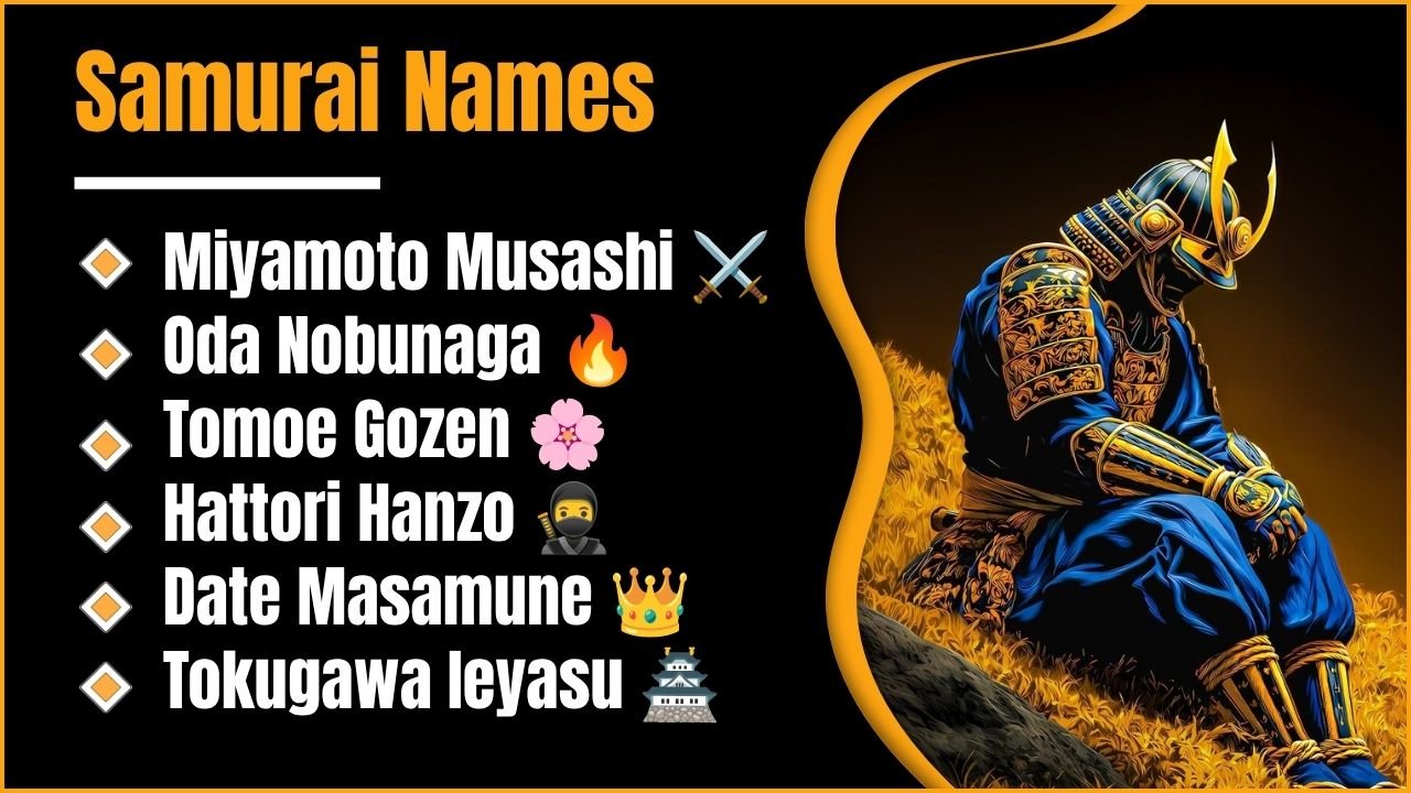 Samurai Names: 902+ Famous, Cool, Female, Male And Legendary Ideas