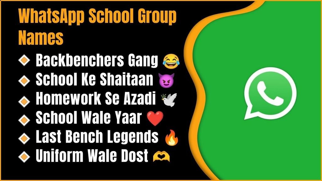 WhatsApp School Group Names